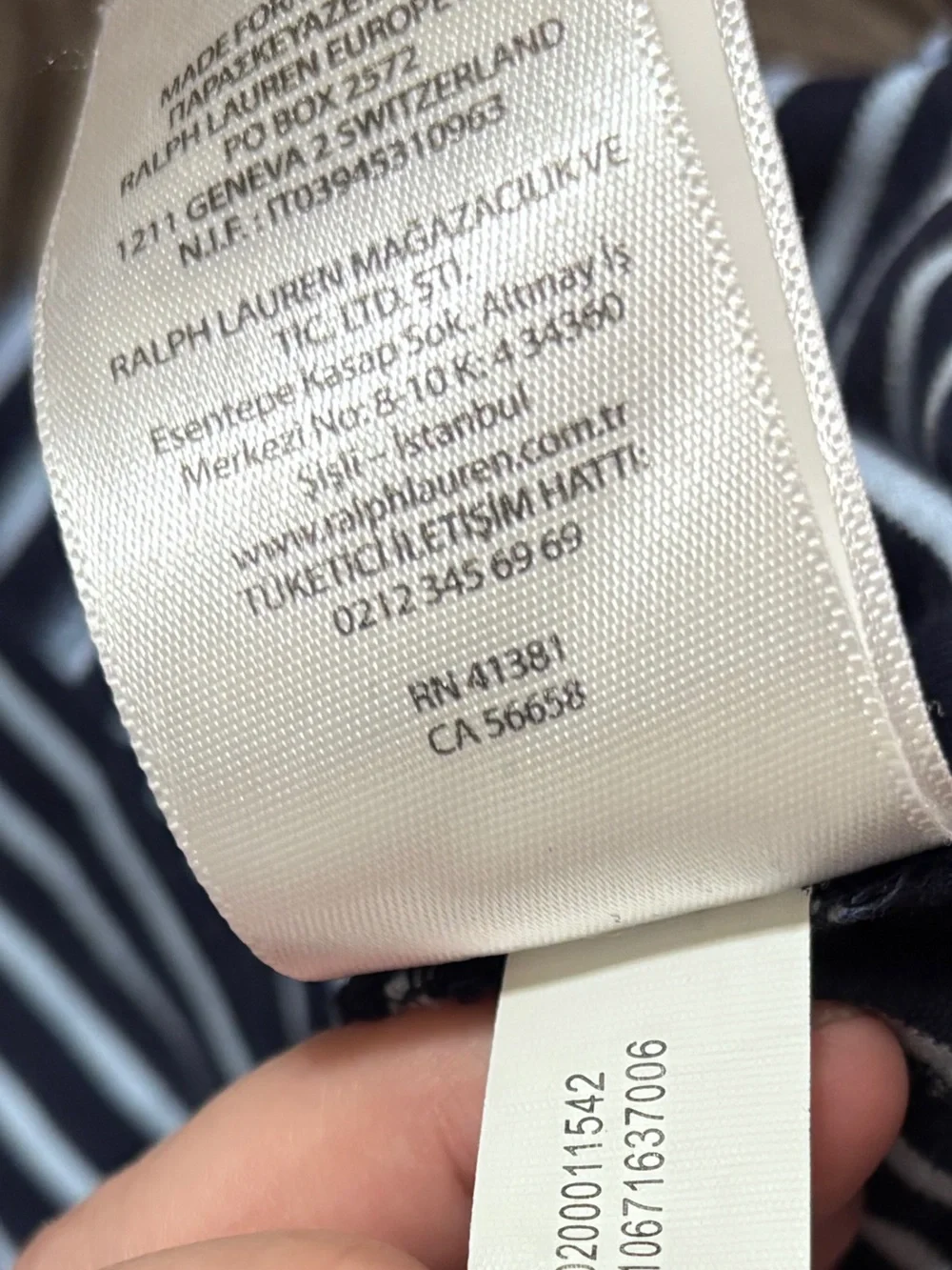 Polo Ralph Lauren Classic Fit Striped Polo Shirt Large